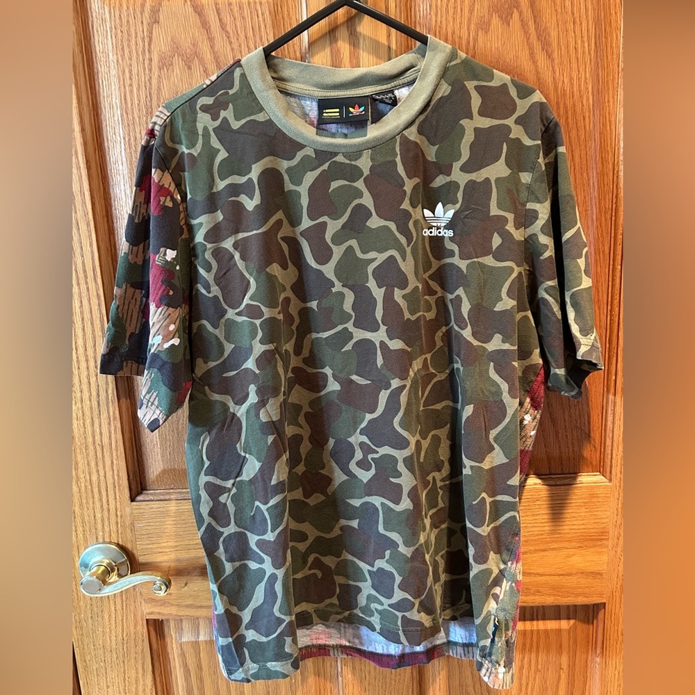 Adidas Pharrell Williams Camo Tshirt Sz M